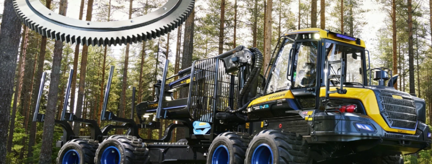 Precision forestry slewing bearings