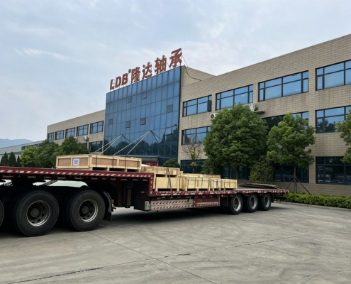 excavator slewing bearings shipped to Europe