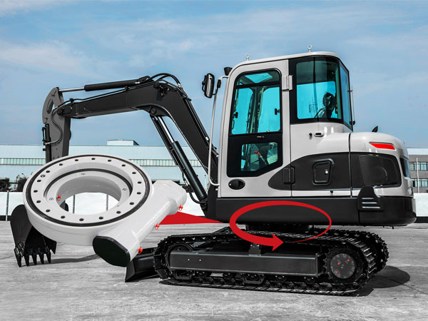 Slew Drive used in Excavators