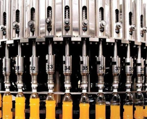 filling lines with high-precision slewing bearings