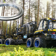 Precision forestry slewing bearings