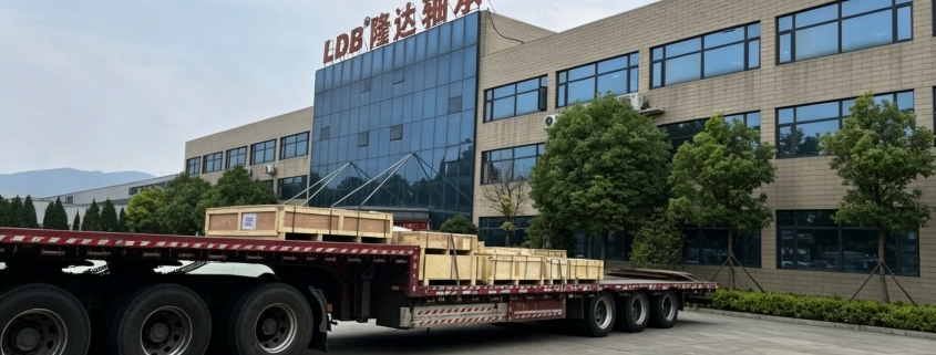 excavator slewing bearings shipped to Europe